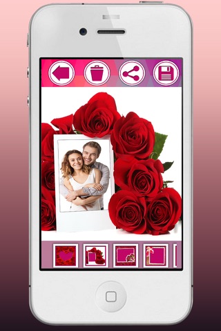 (إطارات الحب لصور-اصنع بطاقات بريدية بصور حب رومانسية (علاوة screenshot 3