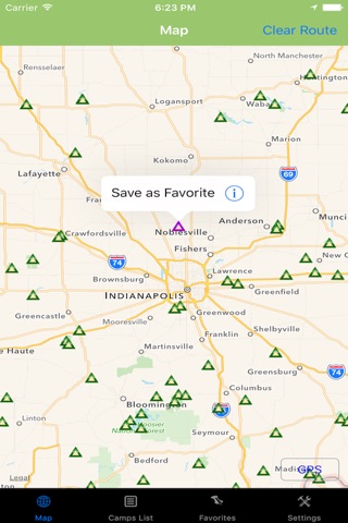 Indiana – Camping & RV spots screenshot 3