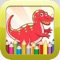 Dinosaur Coloring Book - Educational Coloring Games For kids and Toddlers, Free coloring game for little boys and girls who love dinosaurs