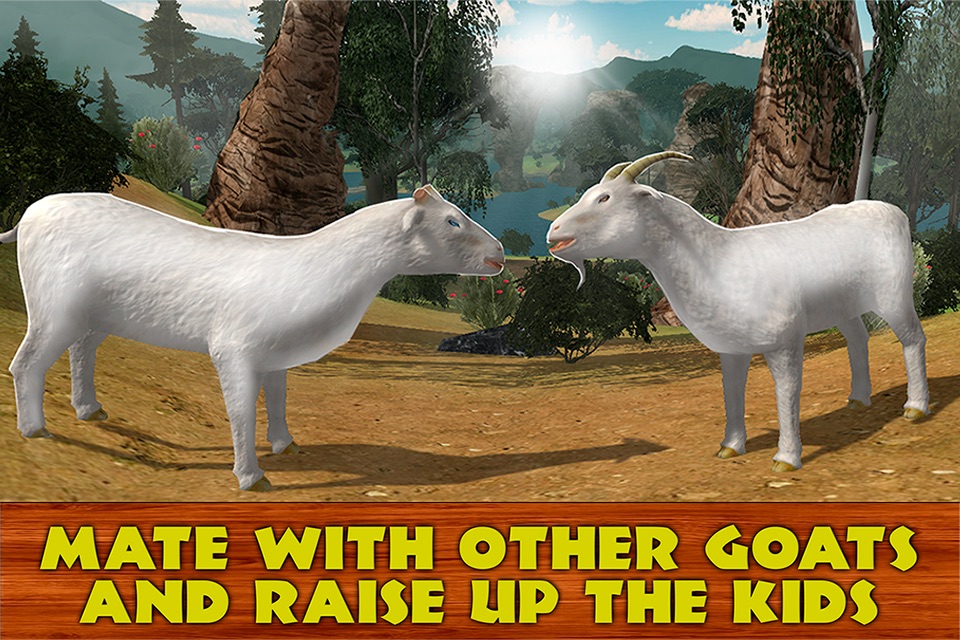 Wild Goat Survival Simulator 3D screenshot 2