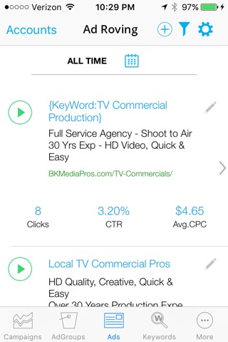 Ad Roving-MobileAdwordsManager screenshot 2