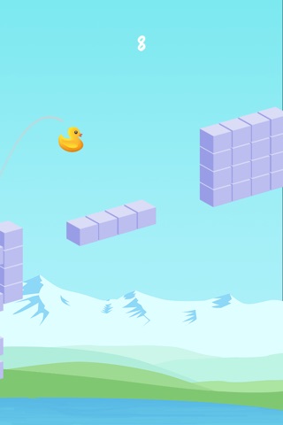 Jumping Duck On Block - new fast jump racing game screenshot 2