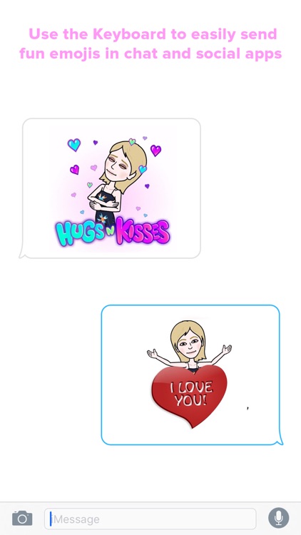 Blondemoji Keyboard - Emojis for cute Blondes screenshot-4