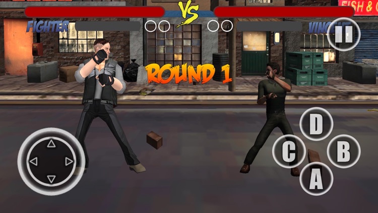 Street Boxing Kung Fu 3D - Mortal Wrestle Fight screenshot-3