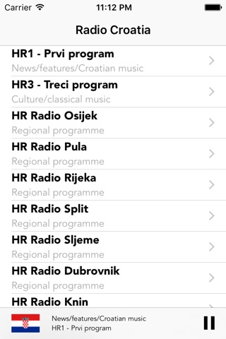 Radio Croatia Live Stations screenshot 2