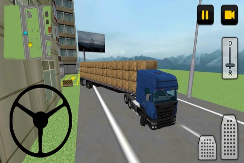 Hay Truck 3D: City screenshot 2