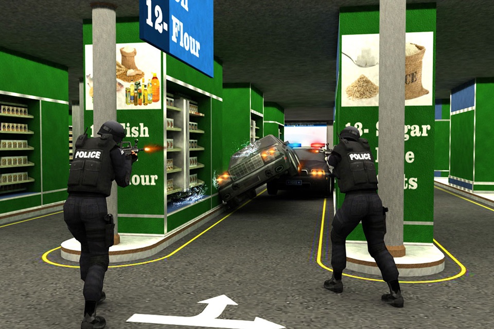 Super-Market Car Driver 3D: Police Shooting Gangster in Mad Crime City screenshot 3
