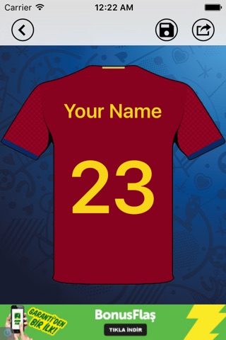 Euro 2016 - Make Your Own Jersey screenshot 3