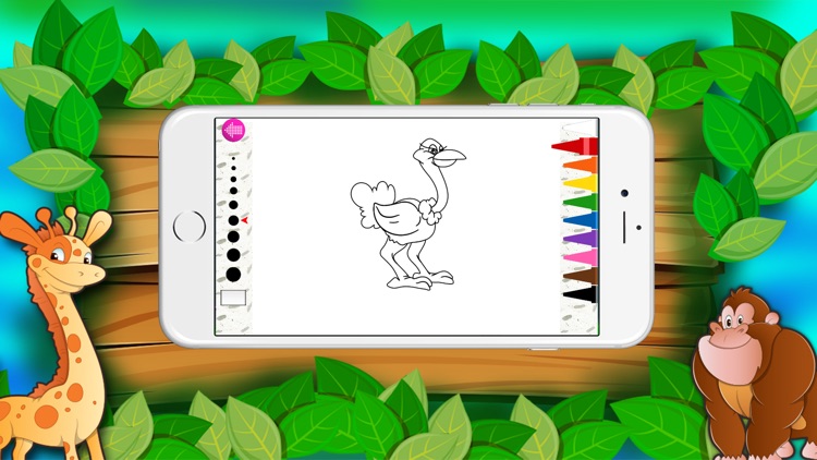 coloring book(Animals) : Coloring Pages & Fun Educational Learning Games For Kids Free!