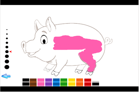 kids Farm Animals - Coloring A Farm Animal Learning Book for Kids screenshot 4