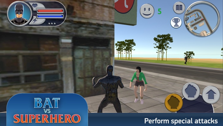 Bat vs Superhero Pro screenshot-4