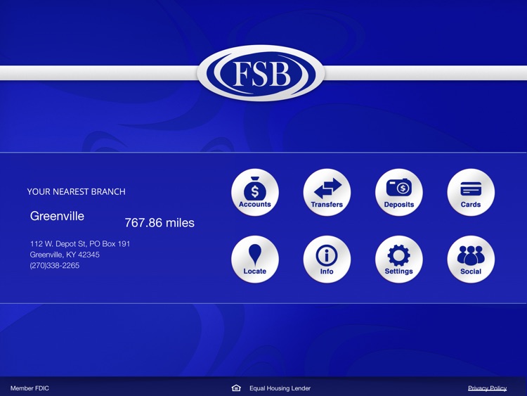 FSB of KY for iPad