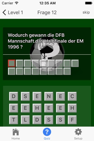 Europa Fussball Quiz 2016 screenshot 2