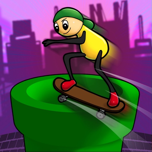 Stickman Skater Grind: Tech Board Skate Nation Pro iOS App