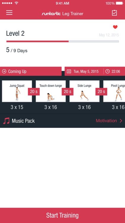 Runtastic Leg Trainer Workouts screenshot-0