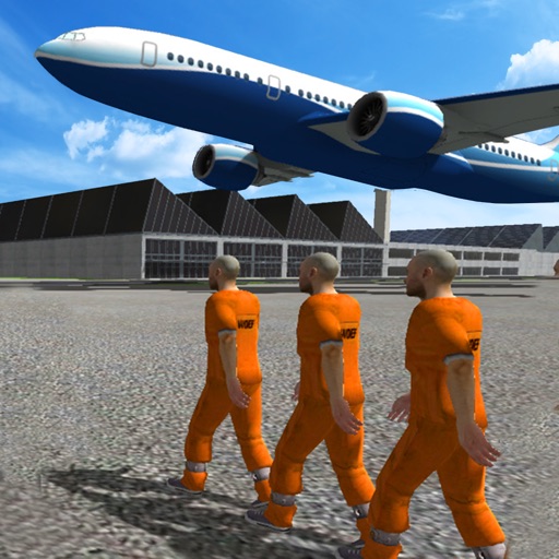 Police Airplane Bus Prison Duty Simulator Game Icon