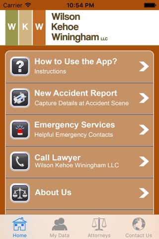 WKW Law Personal Injury Help App screenshot 2