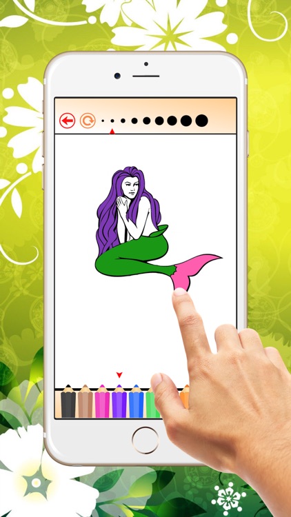 Mermaid Coloring Book For Girls: Learn to color and draw a Mermaid, Free games for children