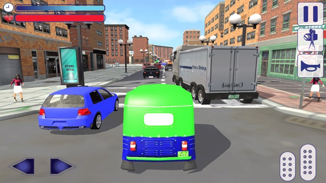 Tuk Tuk Auto Rickshaw Taxi Driver 3D Simulator: Crazy Drivin(圖3)-速報App