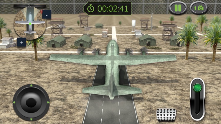 Army Cargo Plane Flight Simulator: Transport War Tank in Battle-Field