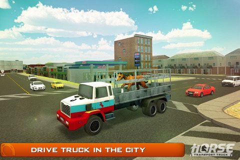 Horse Transport Truck Simulator 3D screenshot 2