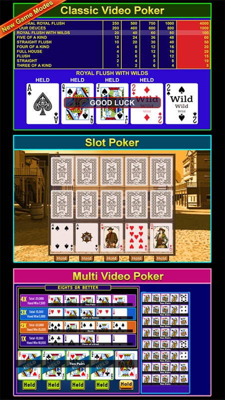 Video poker free games online