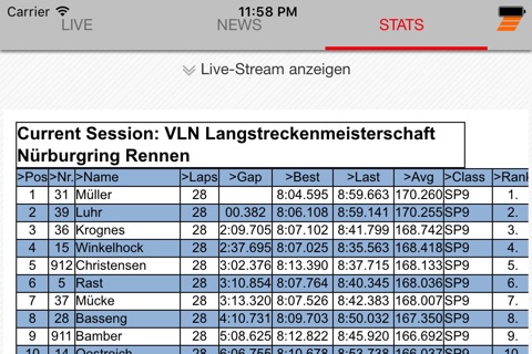 GetSpeed 24h Nürburgring Live Stream screenshot 4