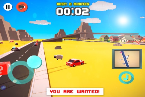 Smashy Dash 3 - PRO Crossy Crashy Cars and Cops - Wanted screenshot 2