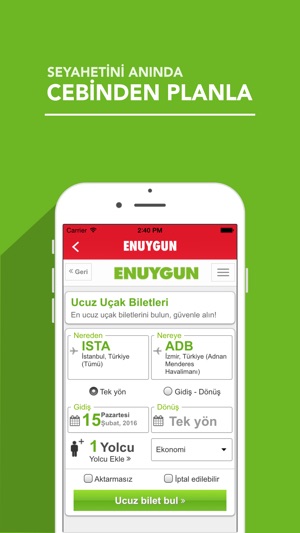 En Ucuz Uçak Bileti Bul & Satın Al(圖2)-速報App