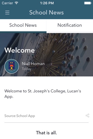 St. Joseph's College, Lucan screenshot 2