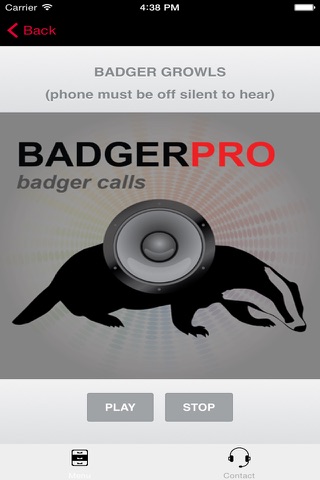 Badger Hunting Calls - With Bluetooth - Ad Free screenshot 2