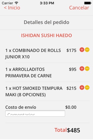 Ishidan Sushi screenshot 3