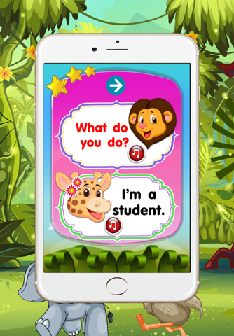 Learn English conversation for kids :  Enhance the skills of listening, reading English. screenshot 3