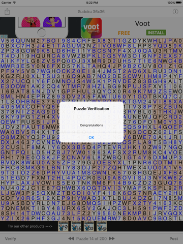 Sudoku 36x36 (for iPad) screenshot 4