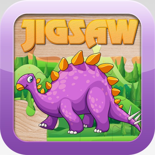 Dinosaur Games for kids Free - Jigsaw Puzzles for Preschool and Toddlers icon