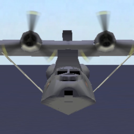 PBY 3D Seaplane Combat in WWII Icon