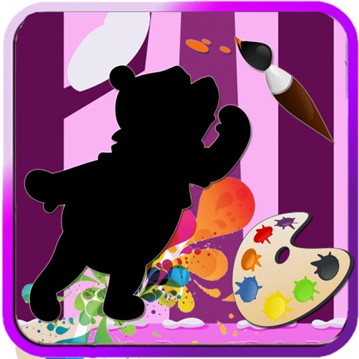 Paint For Kids Games Winnie Pooh Edition iOS App
