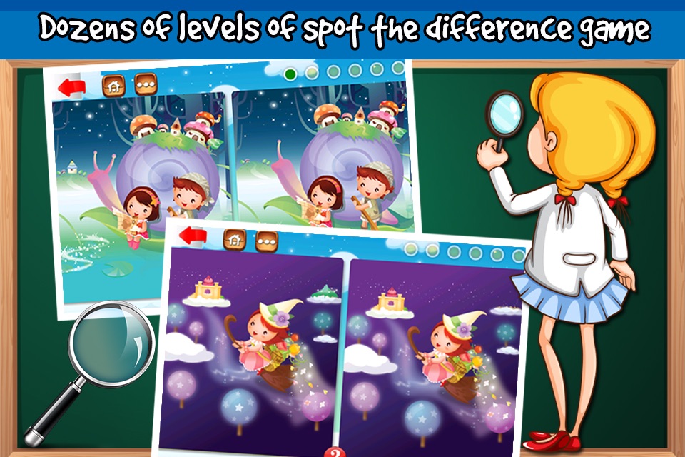 Spot the Difference for Kids & Toddlers - Preschool Nursery Learning Game screenshot 3