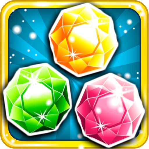 Jewel's Blast Match-3 - diamond game and kids digger's mania hd free iOS App