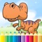 Dinosaur coloring book for kids