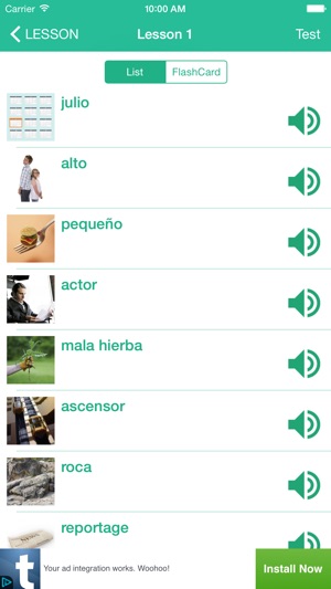 Learn Spanish By Picture and Sound - Easy to learn Spanish V(圖1)-速報App