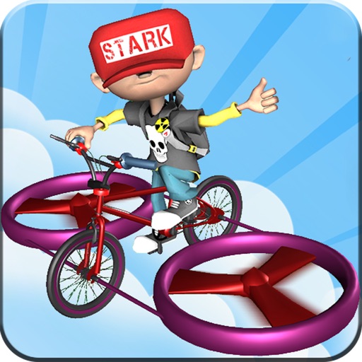 BMX Mountain Bicycle Copter Free Icon