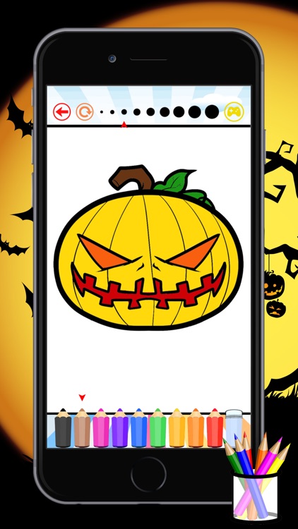 Coloring Book Happy Halloween Free Game For Kids