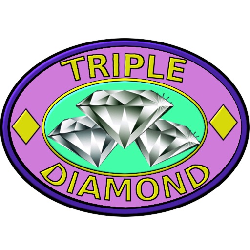Triple Diamond Slot Machine Icon