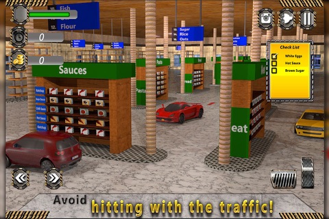 Super Market Car Drive Thru: Futuristic City Auto Shopping 3D screenshot 4