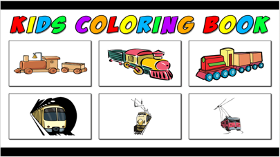 How to cancel & delete trains coloring book - My Apps Colorings Books For Kids Free from iphone & ipad 1