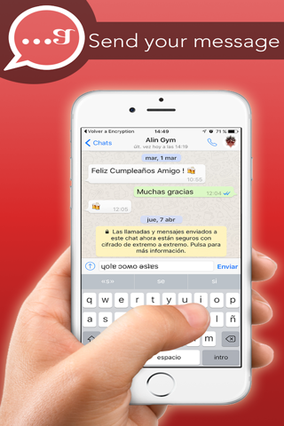 Encryption for WhatsApp in your messages - náhled