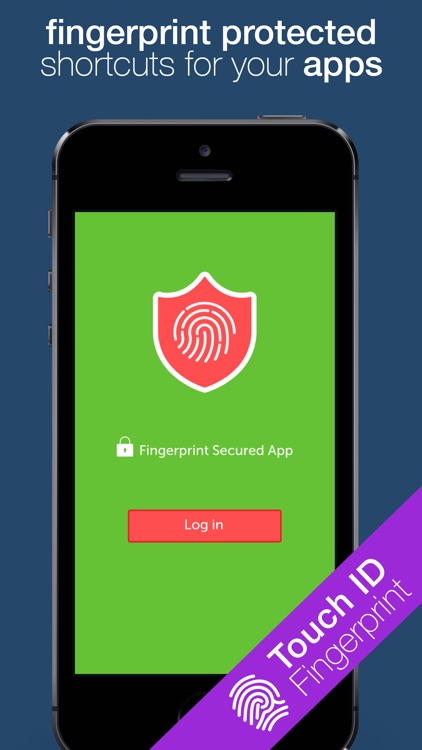 Fingerprint Shield - Password protected shortcuts for apps