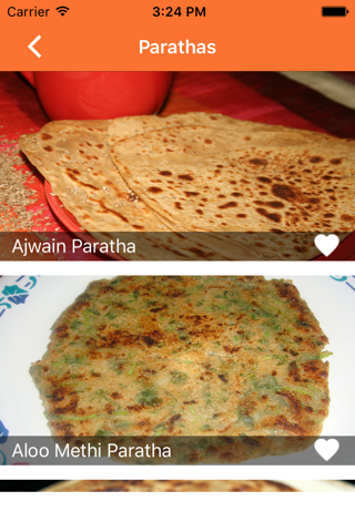 Yummy Indian Parathas recipes screenshot 3