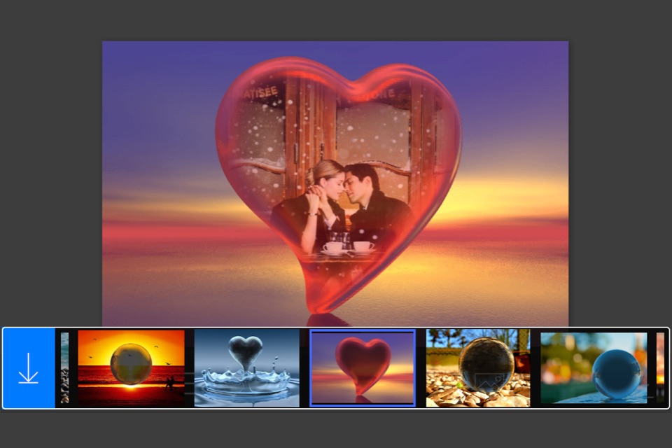 Crystal Ball Photo Frames - Make awesome photo using beautiful photo frames screenshot 2